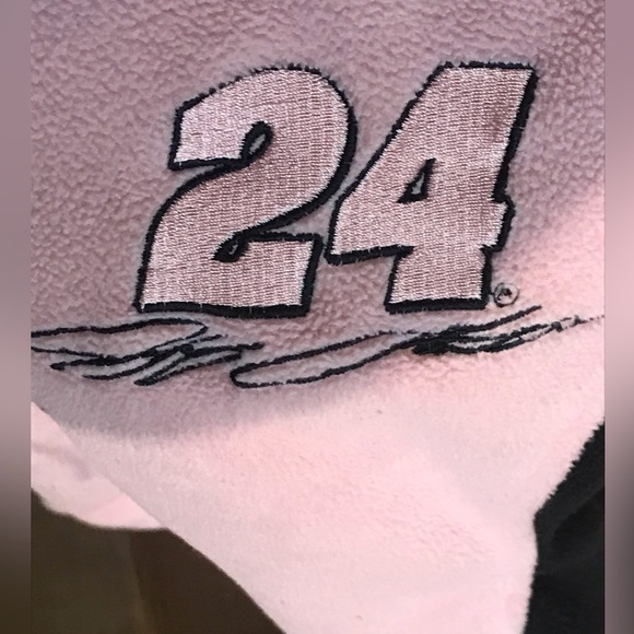 Jeff Gordon DuPont NASCAR Winner’s Circle Pink Fleece 1/4 Zip Size Women’s XL - Picture 2 of 4